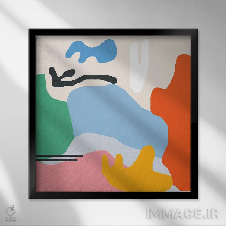 تابلو سانت اثر آرت میرانو - نمای قابدار مشکی