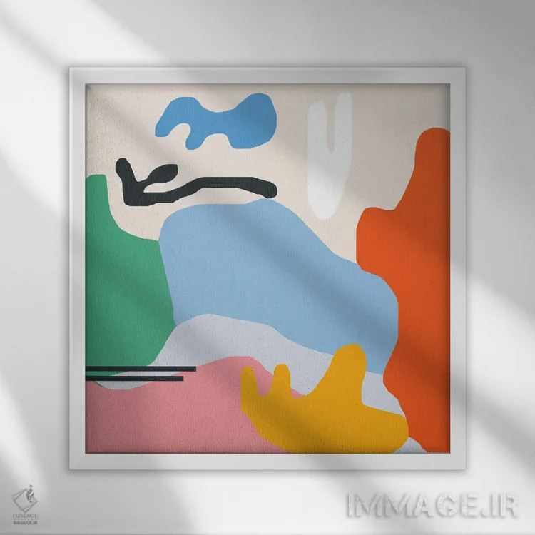 تابلو سانت اثر آرت میرانو - نمای قابدار سفید