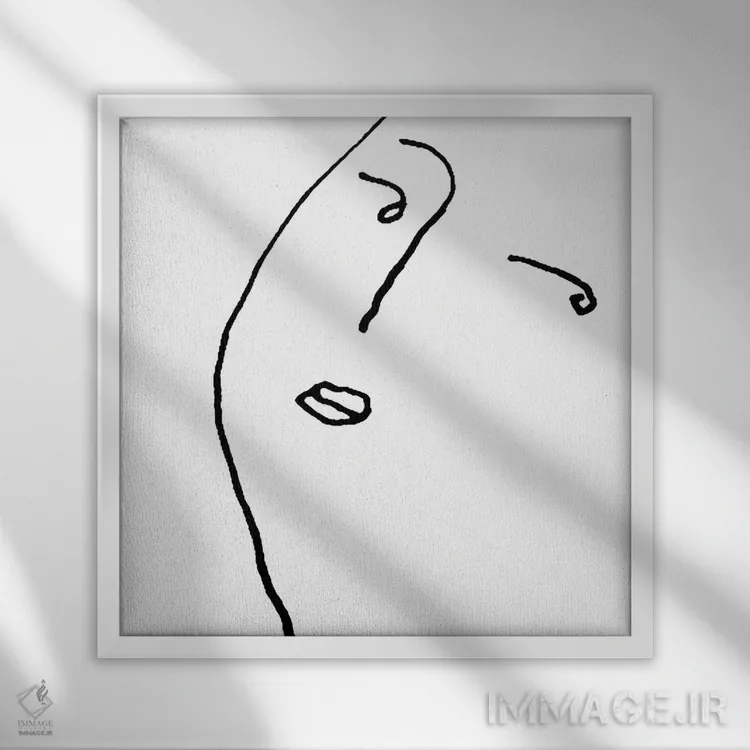 تابلو اونتا اثر آرت میرانو - نمای قابدار سفید