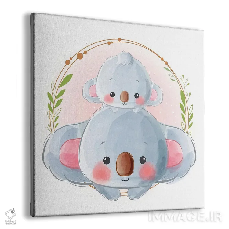 تابلو مادر و بچه کوالا اثر آرت میرانو - نمای پرسپکتیو محصول