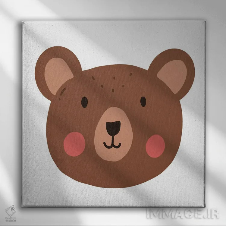 تابلو حیوانات جنگل اثر آرت میرانو - نمای روبهرو روی دیوار