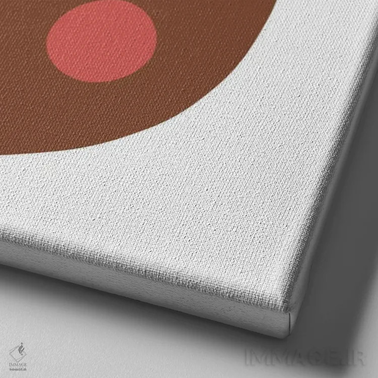 تابلو حیوانات جنگل اثر آرت میرانو - نمای نزدیک بافت بوم