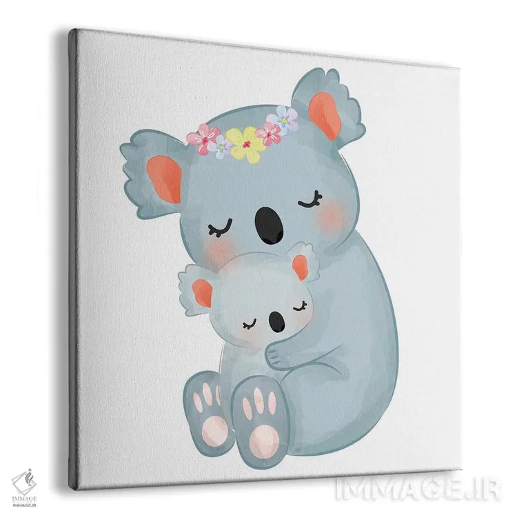 تابلو مادر و بچه کوالا II اثر آرت میرانو - نمای پرسپکتیو محصول