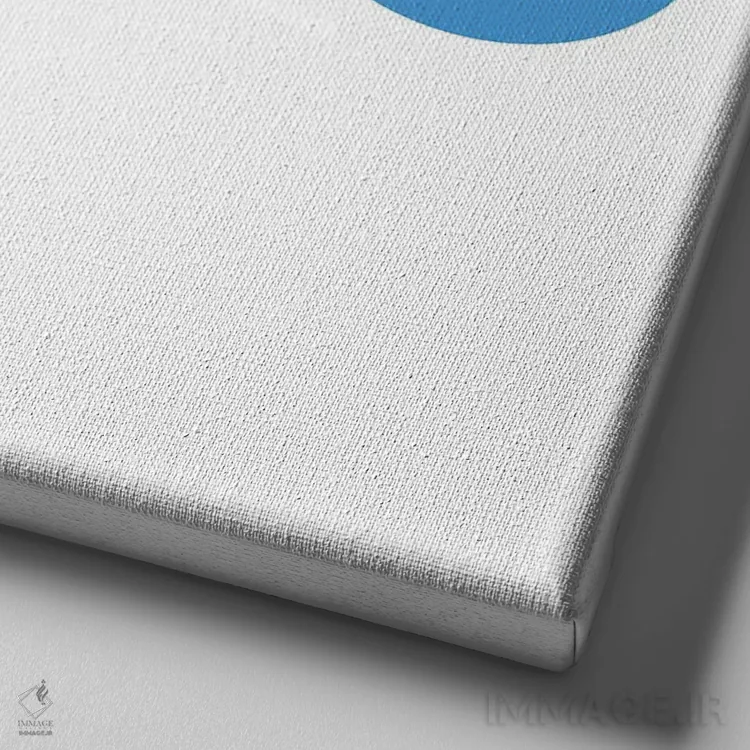 تابلو ابر با صاعقه برای اتاق کودک اثر آرت میرانو - نمای نزدیک بافت بوم