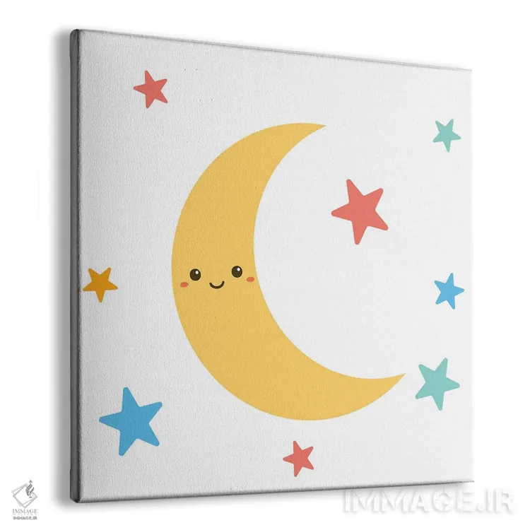 تابلو ماه برای اتاق کودک اثر آرت میرانو - نمای پرسپکتیو محصول