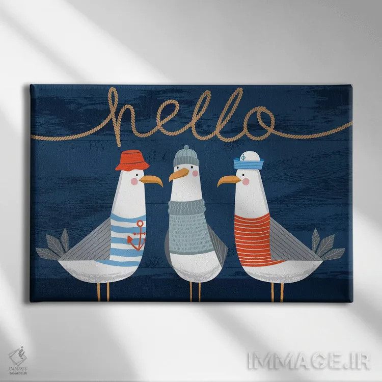 تابلو تفریح در ساحل I اثر آرولین ویدرهولد - نمای روبهرو روی دیوار