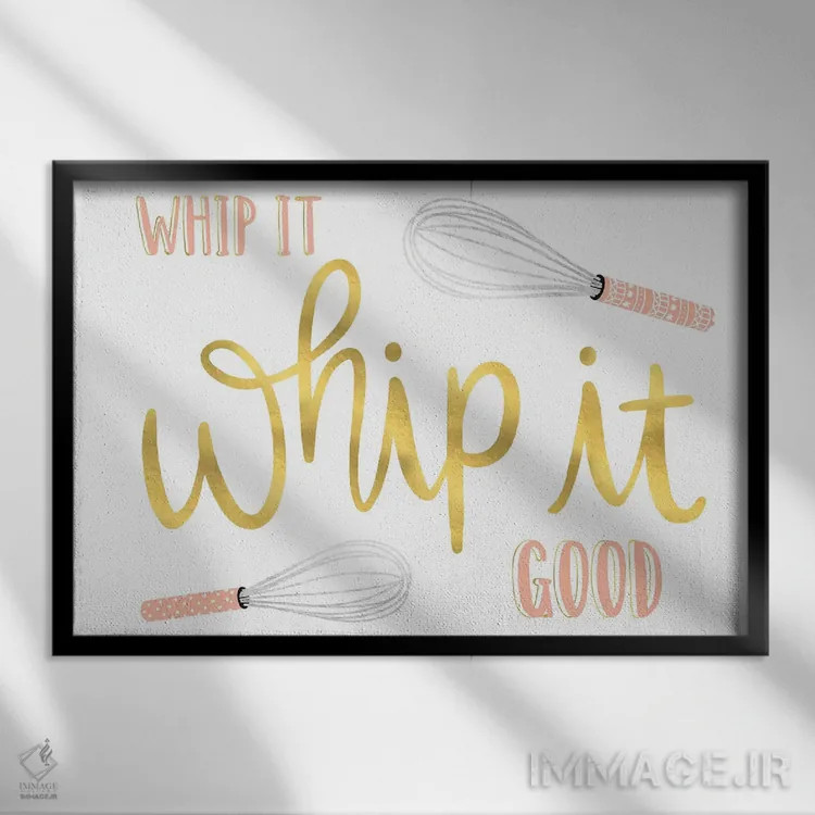 تابلو آشپزخانه شوخ III اثر آرولین ویدرهولد - نمای قابدار مشکی