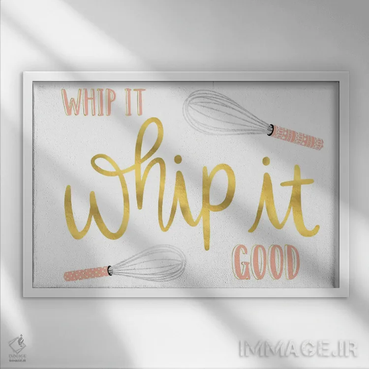 تابلو آشپزخانه شوخ III اثر آرولین ویدرهولد - نمای قابدار سفید