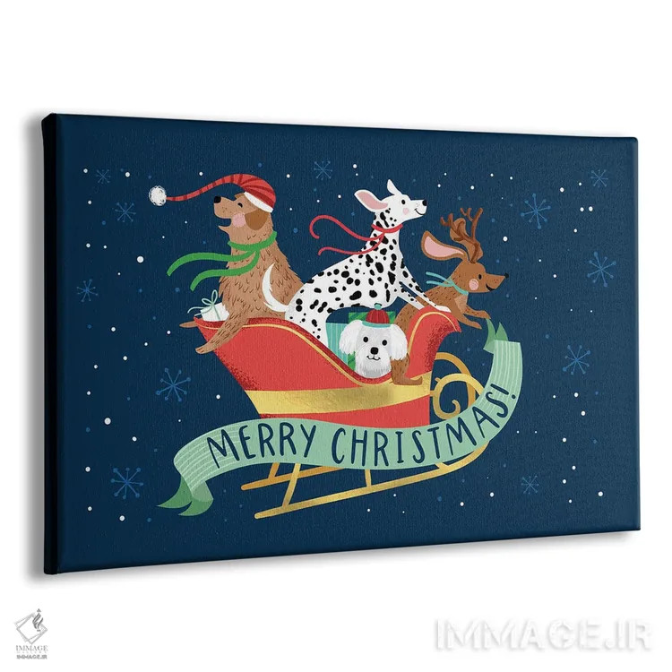 تابلو تعطیلات شاد اثر آرولین ویدرهولد - نمای پرسپکتیو محصول