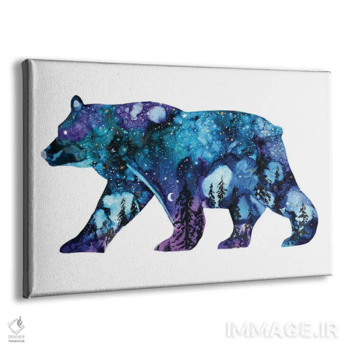 تابلو حیوانات آسمانی ۲ اثر آرولین ویدرهولد - نمای پرسپکتیو محصول