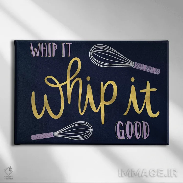 تابلو آشپزخانهٔ شوخ ۱ اثر آرولین ویدرهولد - نمای روبهرو روی دیوار