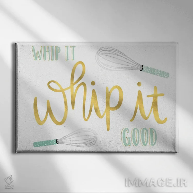 تابلو آشپزخانهٔ شوخ ۲ اثر آرولین ویدرهولد - نمای روبهرو روی دیوار