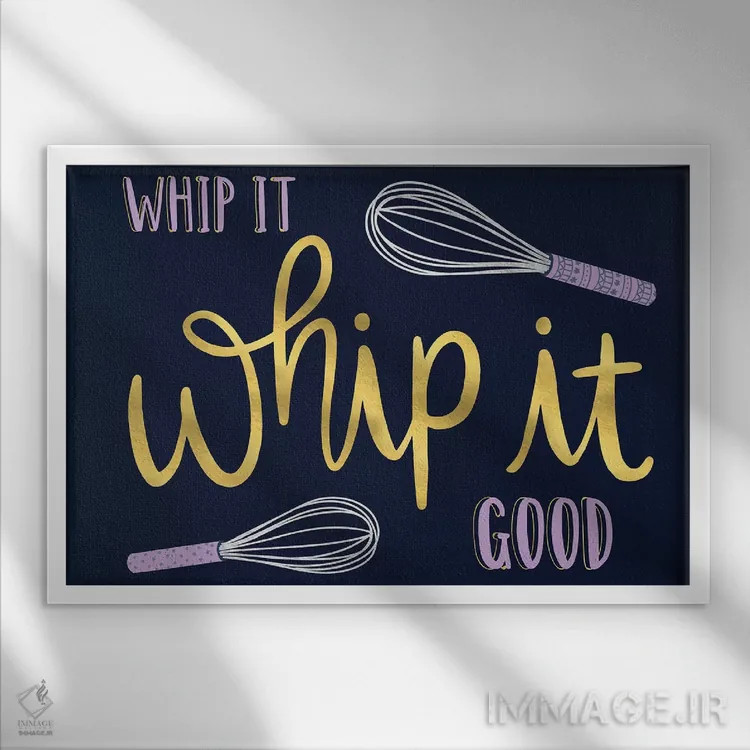 تابلو آشپزخانهٔ شوخ ۱ اثر آرولین ویدرهولد - نمای قابدار سفید