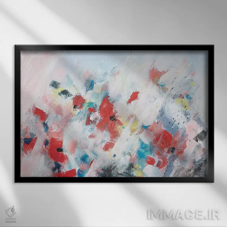 تابلو چمنزار ۳ اثر آرتزارو - نمای قابدار مشکی