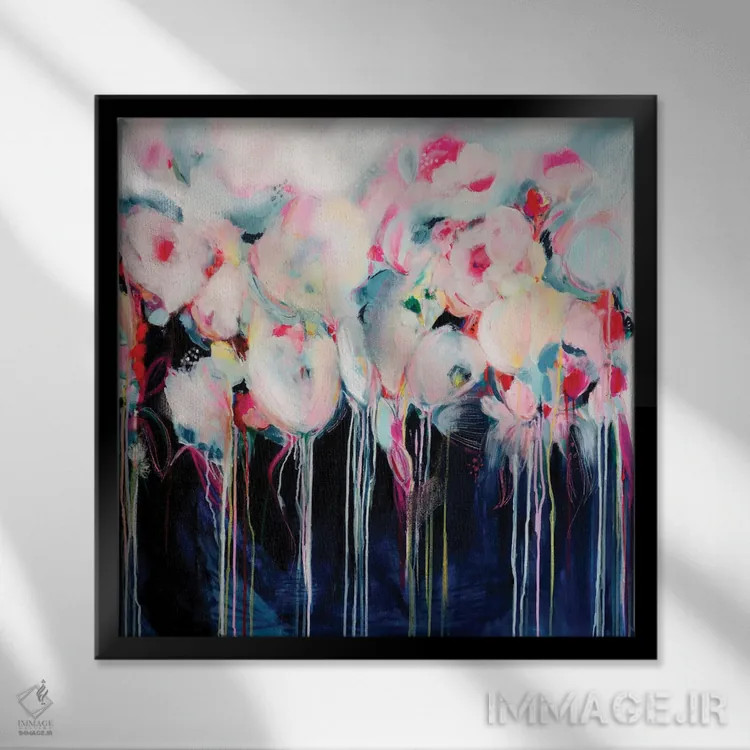 تابلو فلورا ۲ اثر آرتزارو - نمای قابدار مشکی