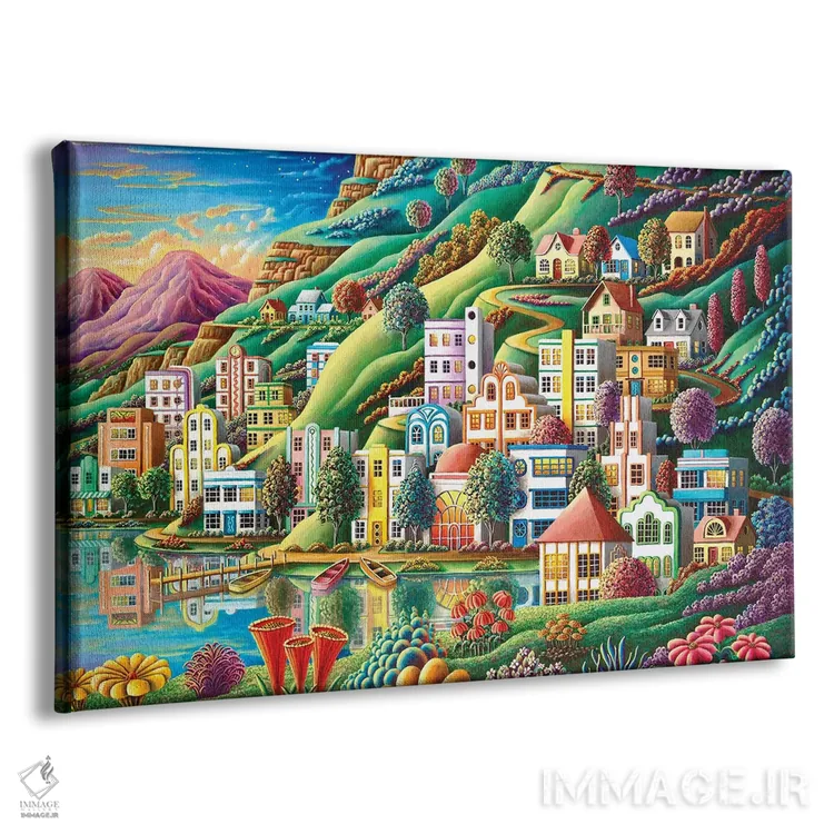 تابلو بندرگاه پنهان اثر اندی راسل - نمای پرسپکتیو محصول