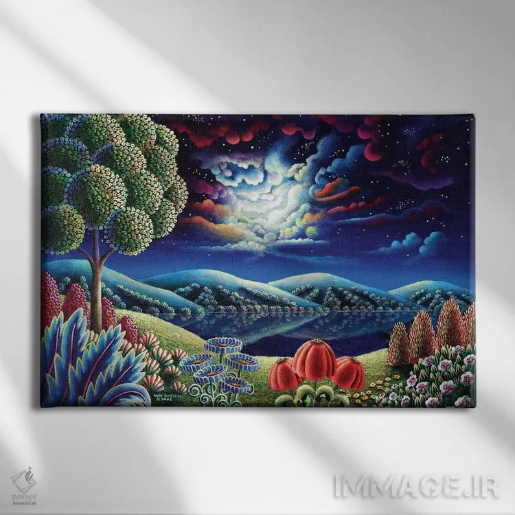 تابلو امید اثر اندی راسل - نمای روبهرو روی دیوار