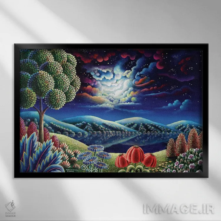 تابلو امید اثر اندی راسل - نمای قابدار مشکی
