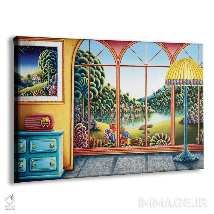 تابلو روزهای رادیویی ۹ اثر اندی راسل - نمای پرسپکتیو محصول