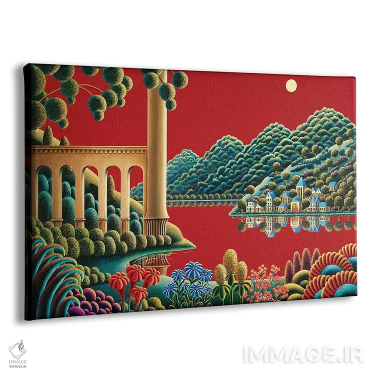 تابلو هفتمین سفر اثر اندی راسل - نمای پرسپکتیو محصول