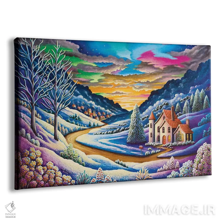 تابلو برف اثر اندی راسل - نمای پرسپکتیو محصول