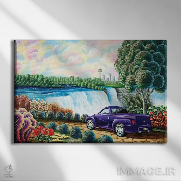 تابلو قدرت اثر اندی راسل - نمای روبهرو روی دیوار