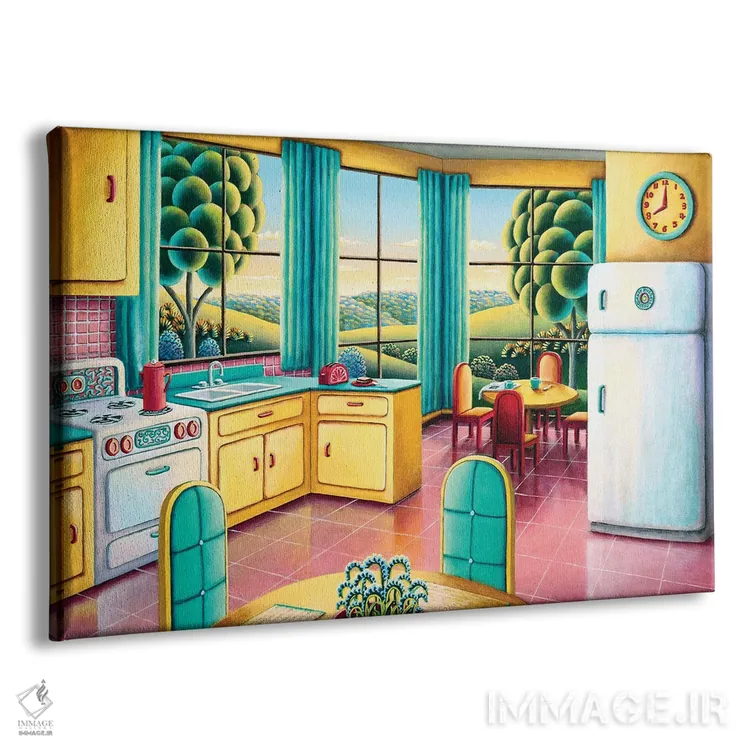 تابلو صبح یکشنبه اثر اندی راسل - نمای پرسپکتیو محصول