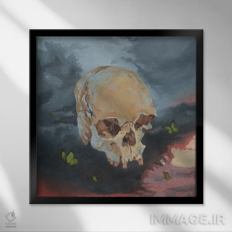 تابلو تولد دوباره ۱ اثر آرتور ریو - نمای قابدار مشکی