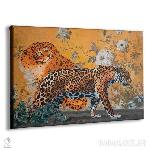 تابلو جاگوارها (حیوان) اثر آرتور ریو - نمای پرسپکتیو محصول