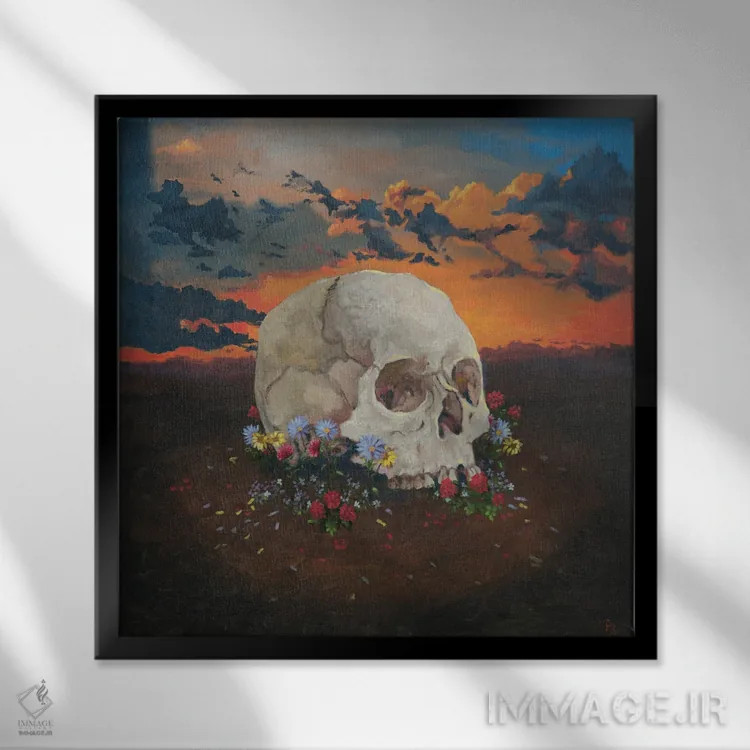 تابلو تولد دوباره ۲ اثر آرتور ریو - نمای قابدار مشکی