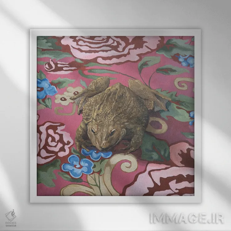 تابلو روستایی روی مدرن اثر آرتور ریو - نمای قابدار سفید