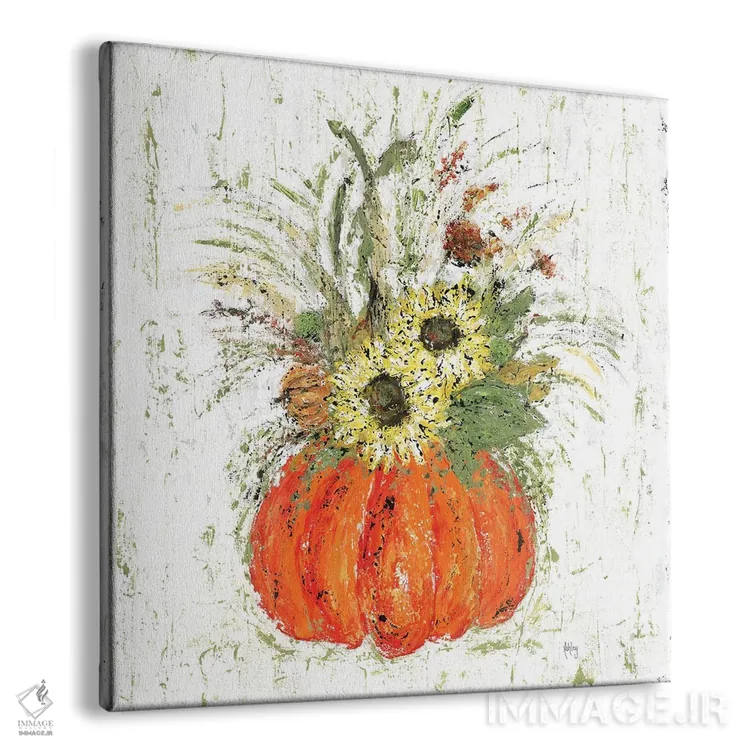 تابلو گلهای پاییزی اثر اشلی بردلی - نمای پرسپکتیو محصول