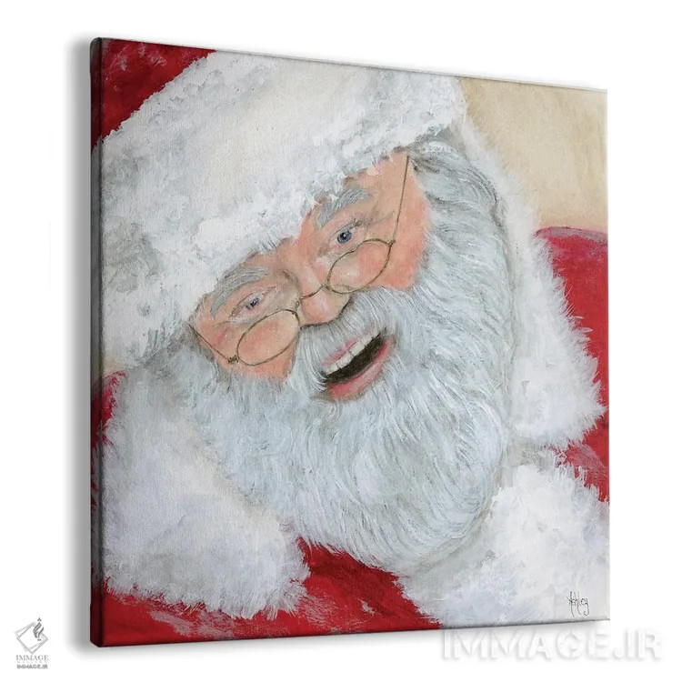 تابلو بابانوئل قدیمی اثر اشلی بردلی - نمای پرسپکتیو محصول