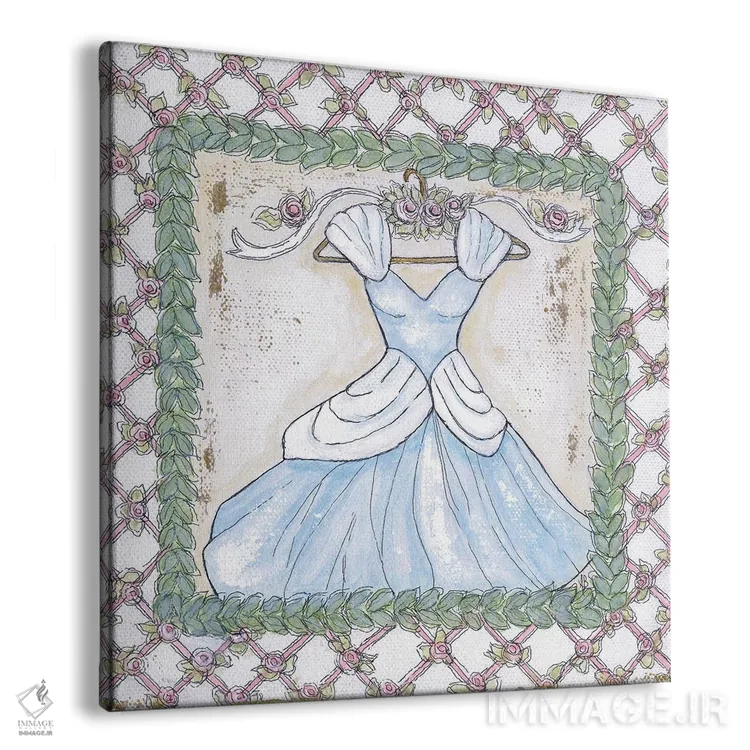 تابلو پیراهن الا اثر اشلی بردلی - نمای پرسپکتیو محصول