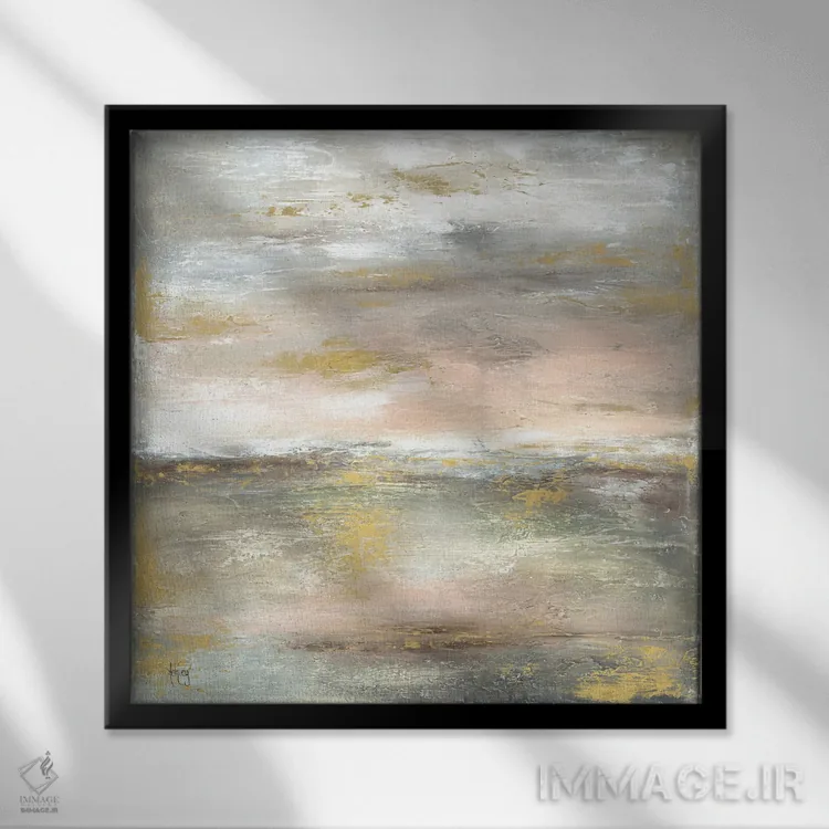 تابلو غروب سدونا اثر اشلی بردلی - نمای قابدار مشکی