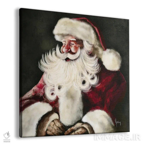 تابلو بابانوئل بامزه اثر اشلی بردلی - نمای پرسپکتیو محصول