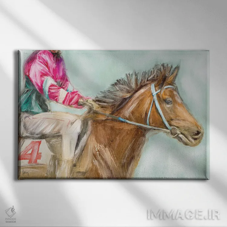 تابلو پیشتاز اثر اشلی بردلی - نمای روبهرو روی دیوار