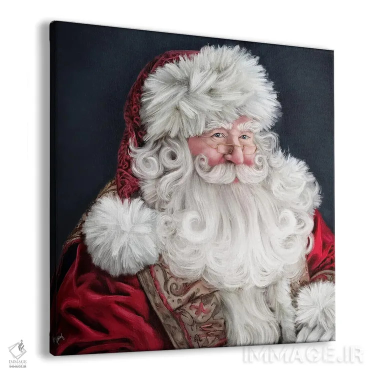 تابلو سن نیکلاس (بابانوئل) اثر اشلی بردلی - نمای پرسپکتیو محصول