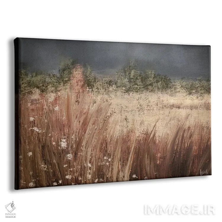 تابلو چمنزار احساسی اثر اشلی بردلی - نمای پرسپکتیو محصول