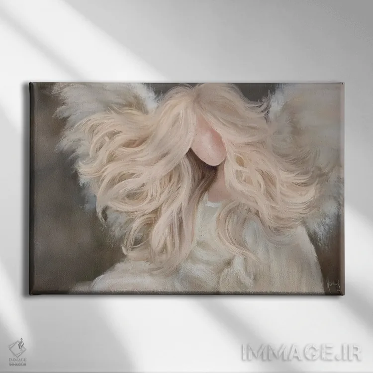 تابلو بالهای جلال اثر اشلی بردلی - نمای روبهرو روی دیوار