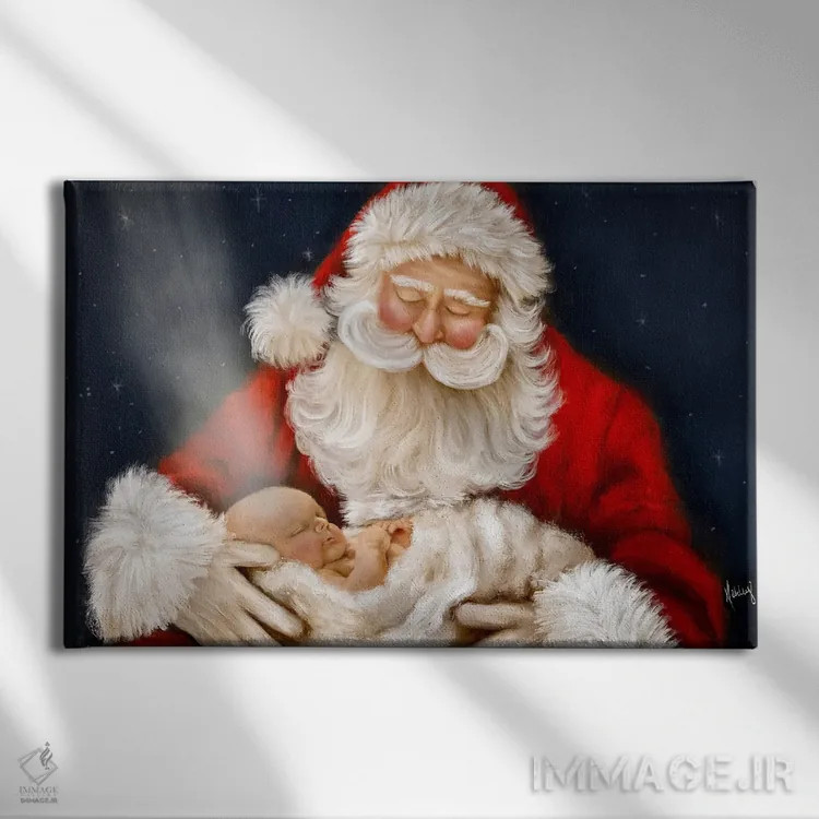 تابلو دلیل این فصل (کریسمس) اثر اشلی بردلی - نمای روبهرو روی دیوار