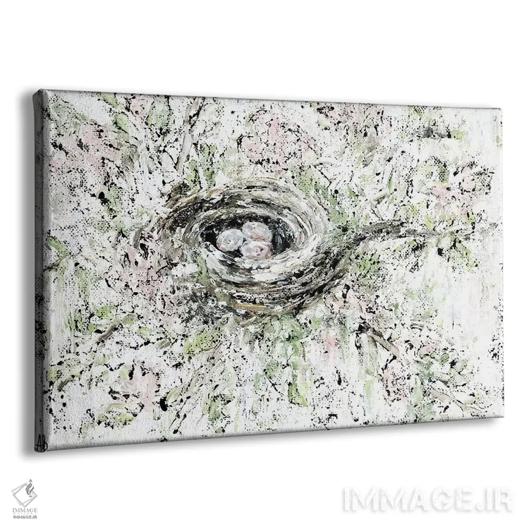 تابلو لانهٔ پرنده بهاری اثر اشلی بردلی - نمای پرسپکتیو محصول