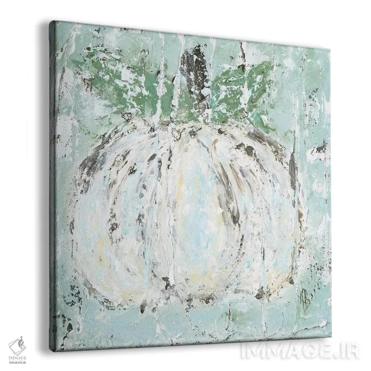 تابلو کدو تنبل سفید اثر اشلی بردلی - نمای پرسپکتیو محصول