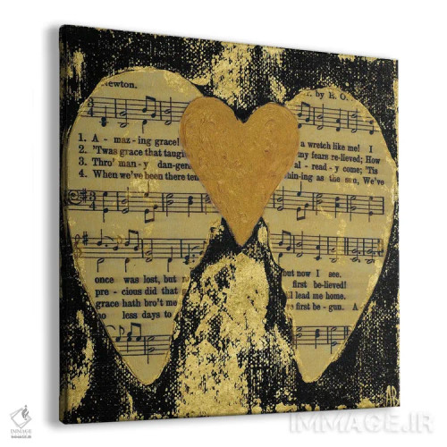 تابلو فیض شگفتانگیز سیاه اثر اشلی بردلی - نمای پرسپکتیو محصول