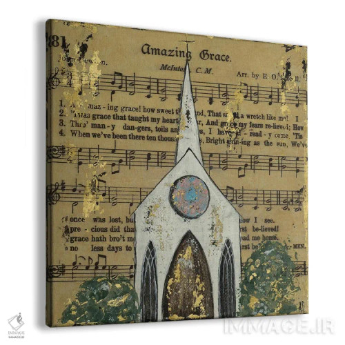 تابلو کلیسای فیض شگفتانگیز اثر اشلی بردلی - نمای پرسپکتیو محصول