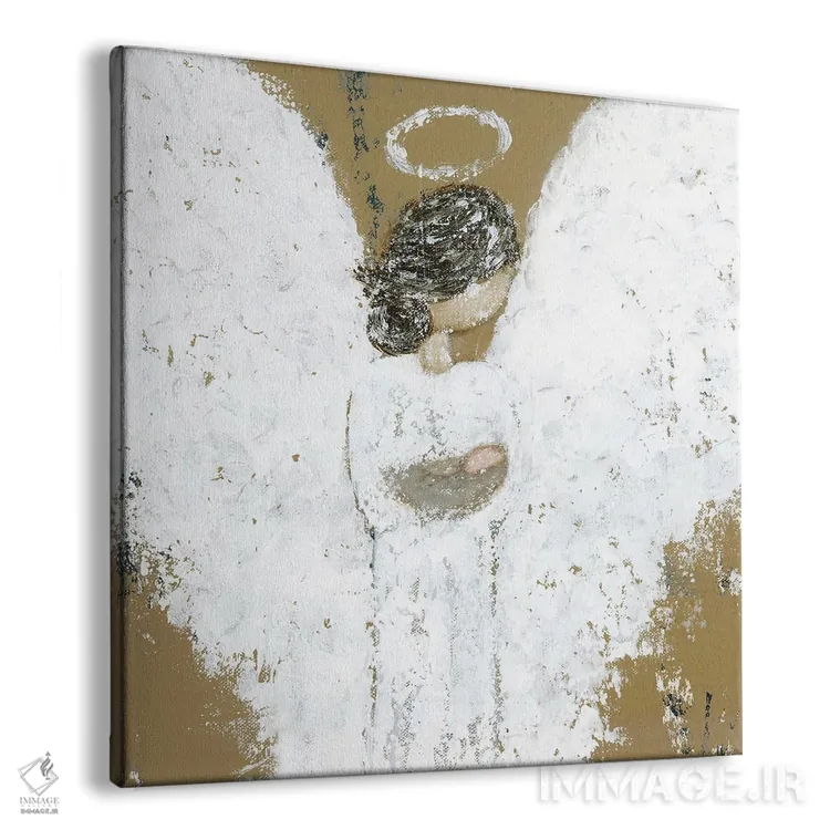 تابلو فرشتهٔ نوزاد آسمانی اثر اشلی بردلی - نمای پرسپکتیو محصول