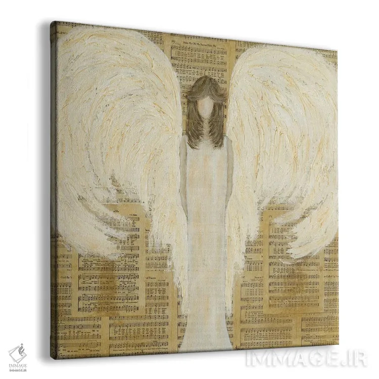 تابلو فرشتهٔ موسیقایی اثر اشلی بردلی - نمای پرسپکتیو محصول
