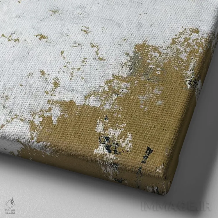 تابلو فرشتهٔ نوزاد آسمانی اثر اشلی بردلی - نمای نزدیک بافت بوم