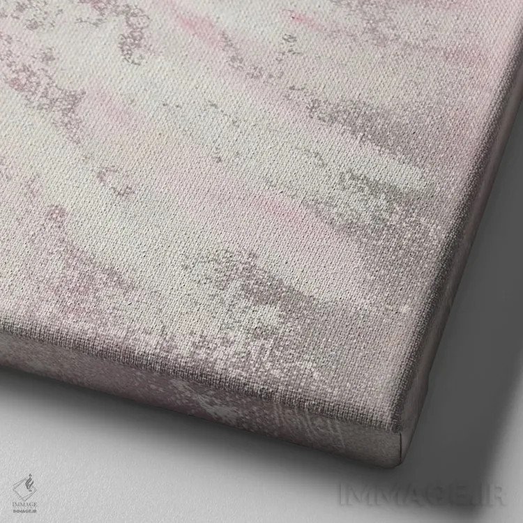 تابلو دامن بالرین صورتی (توتو) اثر اشلی بردلی - نمای نزدیک بافت بوم