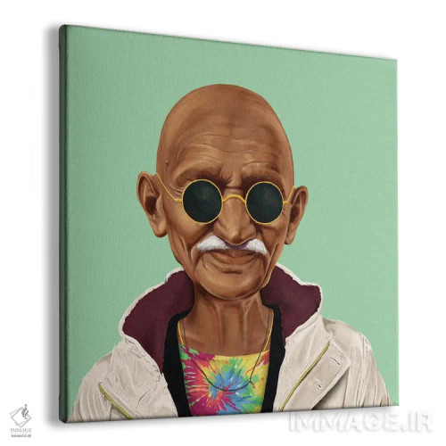 تابلو مهاتما گاندی (رهبر هند) اثر امت شیمونی - نمای پرسپکتیو محصول